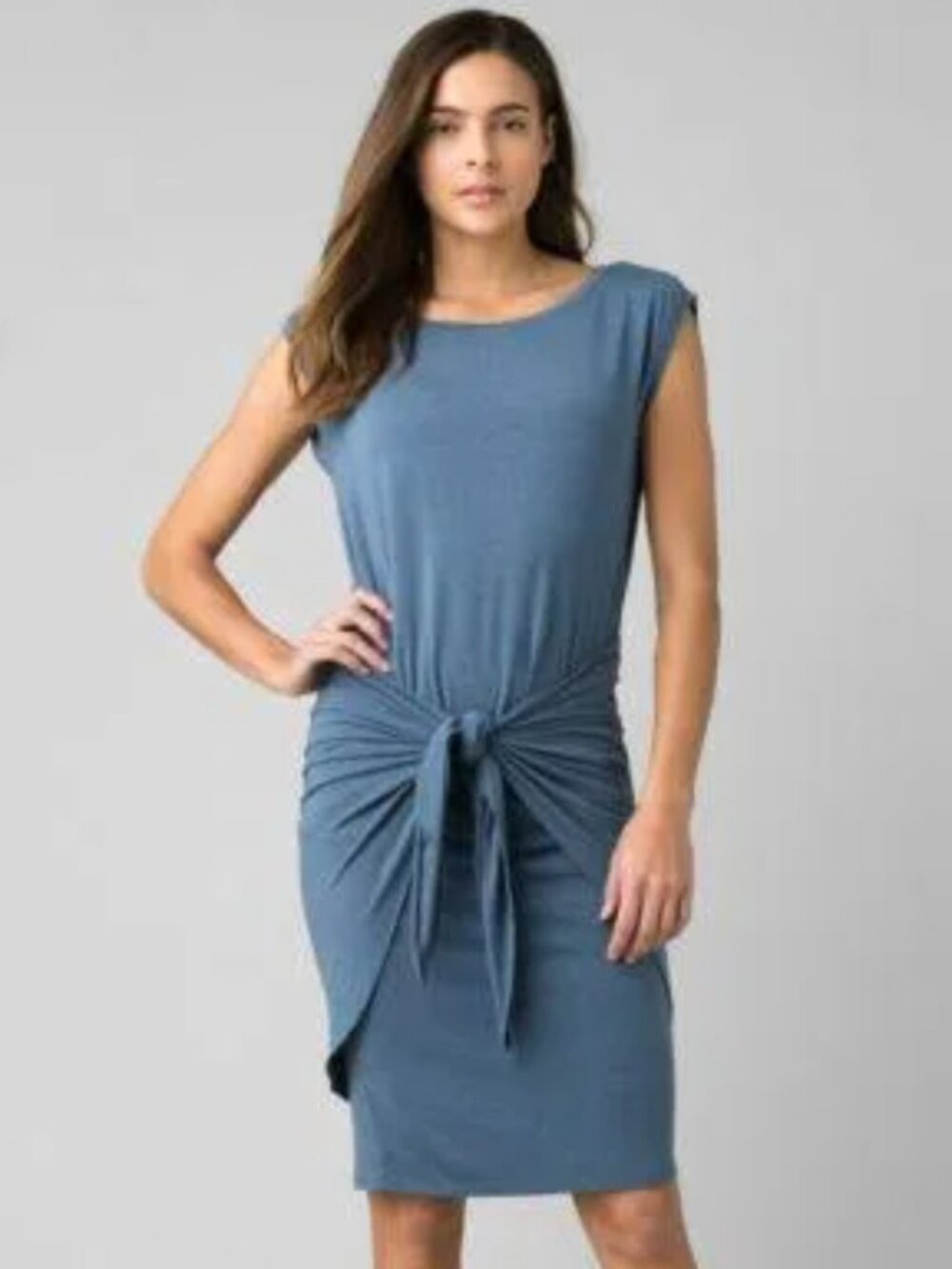 Prana Foundation Tie Dress in Blue size XS